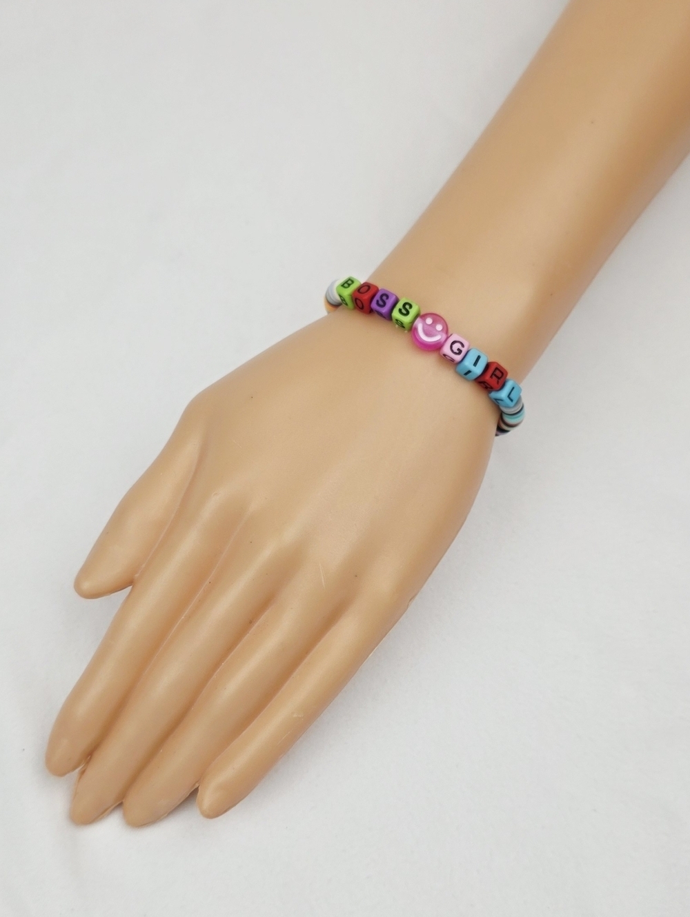 Handmade Clay Bead Multi Color Boss Girl Bracelet